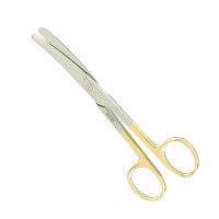 Operating Scissors Blunt Blunt Curved 5 1/2" Tungsten Carbide