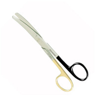 Operating Scissors Blunt Blunt Curved 6 1/2" Super Sharp Tungsten Carbide