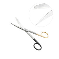 Operating Scissors Sharp Blunt Curved 4 1/2" Super Sharp Tungsten Carbide