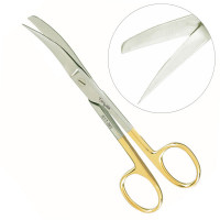 Operating Scissors Sharp Blunt Curved 7 1/2" Tungsten Carbide