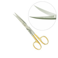 Operating Scissors Sharp Sharp Curved 4 1/2" Tungsten Carbide