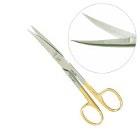 Operating Scissors Sharp Sharp Curved 5" Tungsten Carbide