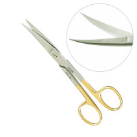 Operating Scissors Sharp Sharp Curved 5 1/2" Tungsten Carbide