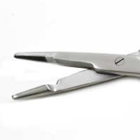 Olsen Hegar Needle Holder Left Hand with Scissors 6 1/2" Tungsten Carbide Insert Jaws