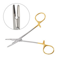 Olsen Hegar Needle Holder Scissors Combination 6 1/2" Serrated Tungsten Carbide