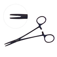 Olsen Hegar Needle Holder Scissors Combination 6 1/2" Serrated Tungsten Carbide Purple Coated