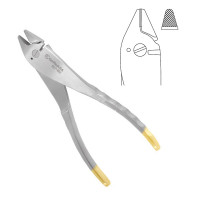 Wire Bending Pliers 8" with Cutter Maximum Capacity 2.0mm - Tungsten Carbide