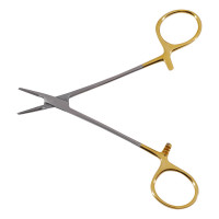 Halsey Needle Holder 5" Tungsten Carbide Serrated Jaws