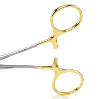 Olsen Hegar Needle Holder Scissors Combination 5 1/2" Serrated Tungsten Carbide