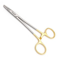 French Eye Ryder Needle Holder 6" Serrated Tungsten Carbide