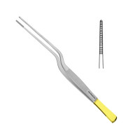 Cushing Forceps Serrated Bayonet Style 7 1/2" Tungsten Carbide