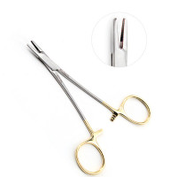 Derf Needle Holder Serrated 4 3/4" Tungsten Carbide
