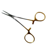 Halsey Needle Holder 4 1/2" Tungsten Carbide Smooth Jaws