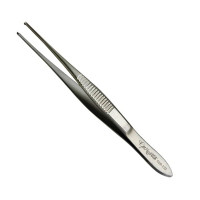 Strabismus Forceps Heavy Pattern 4" With 1x2 Teeth Straight