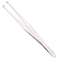 Von Graefe Fixation Forceps 4 3/8" Without Catch Delicate Magnetic