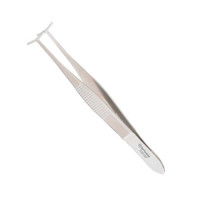 Green Fixation Forceps 4" 5mm Jaws