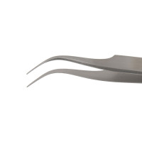 Jeweler's Forceps # 7 Swiss Style Extra Fine Tips  Curved 4 1/2"