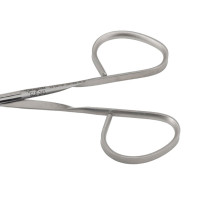 Iris Scissors Straight 4" Sharp Tips Ribbon Handle