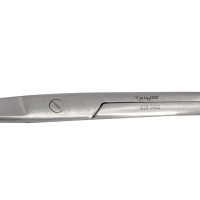 Utility Scissors Curved 6 1/2" Sharp Blunt One Serrated Blade Extra Heavy
