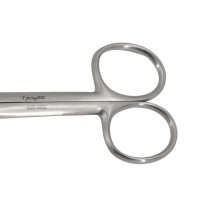 Utility Scissors Curved 6 1/2" Sharp Blunt One Serrated Blade Extra Heavy