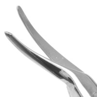 Troutman Castroviejo Corneal Section Scissors  Curved  4 1/4" Left