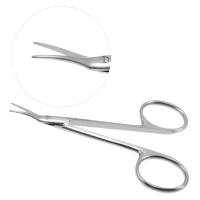 Mcguire Corneal Scissors 4 1/8" Angled Curved - Right