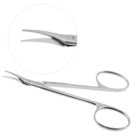 Mcguire Corneal Scissors 4 1/8" Angled Curved - Left