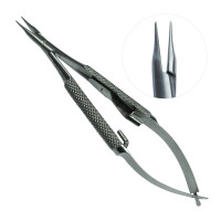Barraquer Needle Holder 5 1/2" Straight Smooth Jaws with Lock