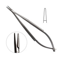 Castroviejo Needle Holder 5 1/4" Straight Jaws without Catch