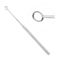 Buck Ear Curette 7" Straight Sharp 5mm