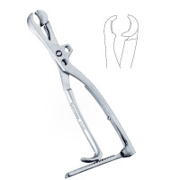 Lambotte Bone Holding Forcep 8 1/2" Swivel Head Adjustable Jaw With Ratchet
