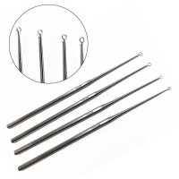 Buck Ear Curette 5 1/2" Straight Sharp Size 4 (4mm)