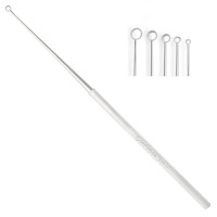 Buck Ear Curette 5 3/4" Angled Blunt Size 5 (4.5mm)