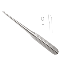 Lempert Curette 8" Oval Cup Size 3/0 (2.4mm)