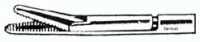 Universal Laryngeal Tips Grasping Jaws Serrated With Groove Straight
