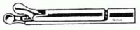 Universal Laryngeal Tips Bruening Cup Jaws 3mm Round Straight