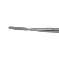 Periosteal Elevator 7 1/4” Narrow Rounded Edge Phenolic Handle Curved 6mm