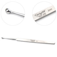 Fox Dermal Curette 5 1/2" 3mm Round Cup