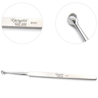 Fox Dermal Curette 5 1/2" 4mm Round Cup