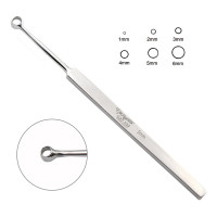 Fox Dermal Curette 5 1/2" 4mm Round Cup