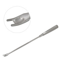 Downing Cartilage Knife Concave Edge With Guards 10"
