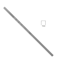 Cottle Septum Chisel 7" Straight 7mm Graduated With One Tapered End