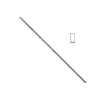 Cottle Septum Chisel 7" Straight 4mm Graduated