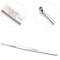 Fox Dermal Curette 5 1/2" 2mm Round Cup