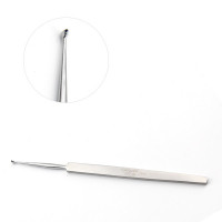 Fox Dermal Curette 5 1/2" 1mm Round Cup