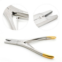 Pin and Wire Puller Double Action Tungsten Carbide Insert Jaws Size 7" Jaws 6mm Wide