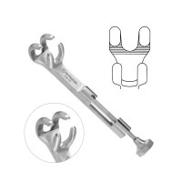 Lambert Lowman Bone Clamp 7" Jaws 2x2 Maximum Cap Opening 2"