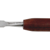 Single Side Bone Rasp 8" Straight - Flat Tip 0.5"x1.5" Phenolic Handle