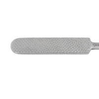 Single Side Bone Rasp 10" Flat Round Tip Phenolic Handle