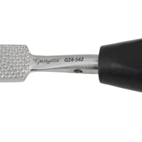 Single Side Bone Rasp 10" Flat Round Tip Phenolic Handle